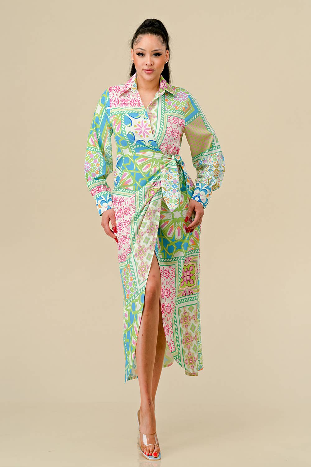 The Jen Midi Wrap Dress