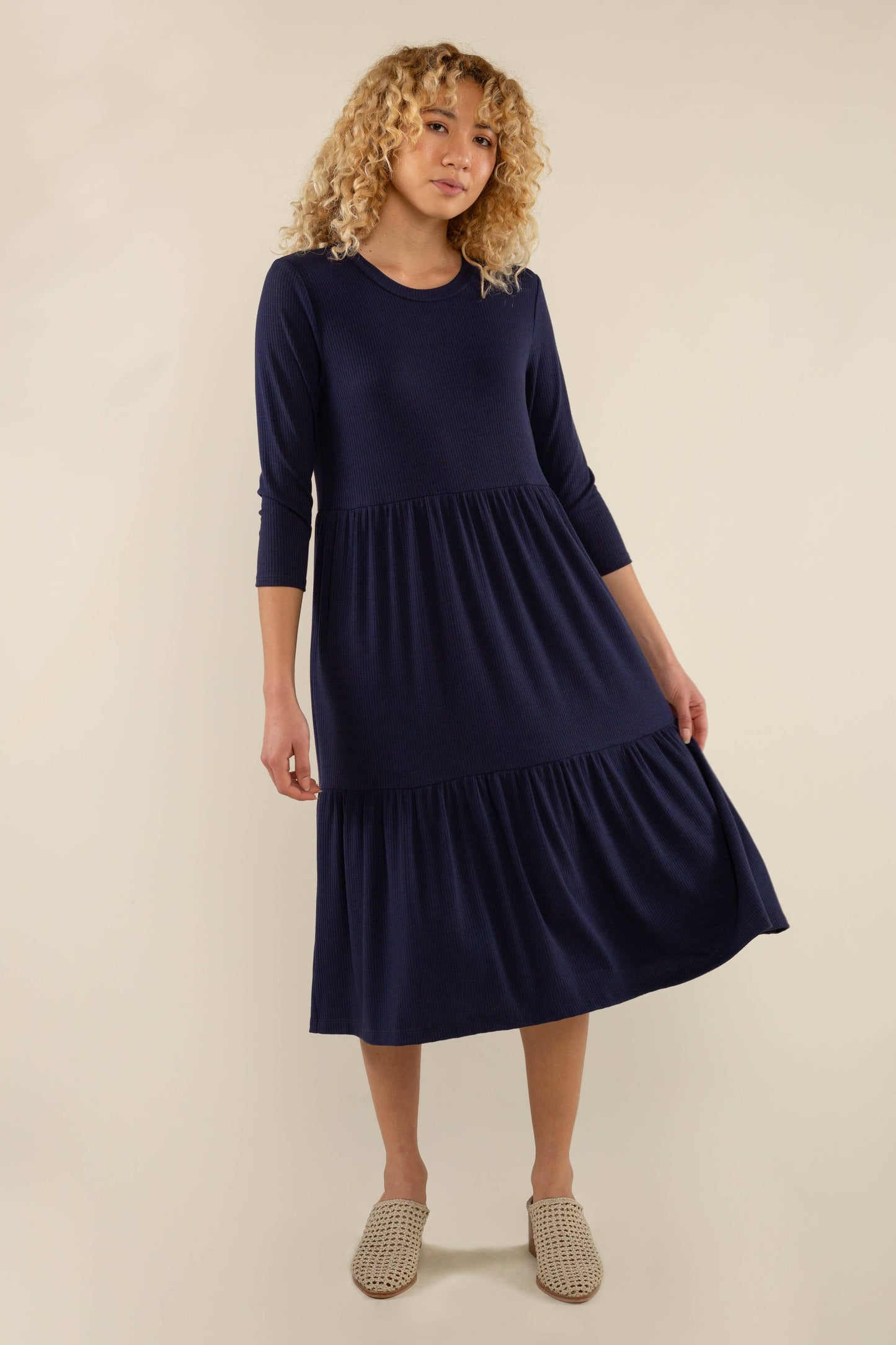 Lacy Rib Dress - Plus Size
