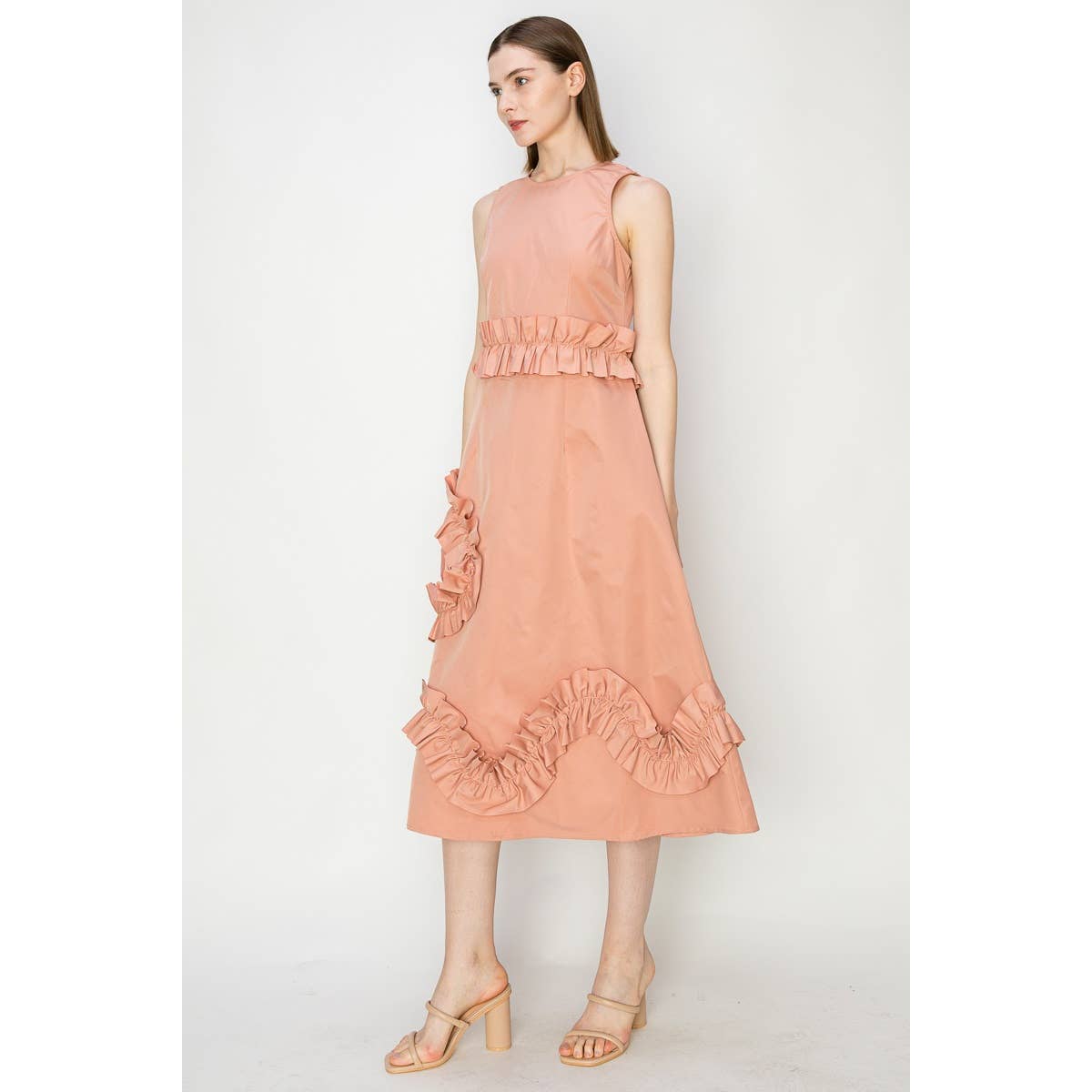 Nicole Sleeveless Midi Dress